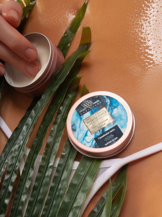 Массажная свеча  Гавайское лето - БиоМед - купить с доставкой в Новошахтинске