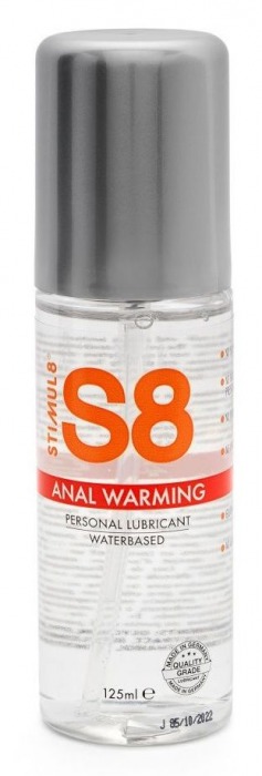 Согревающий анальный лубрикант Stimul8 Warming Anal Lube - 125 мл. - Stimul8 - купить с доставкой в Новошахтинске