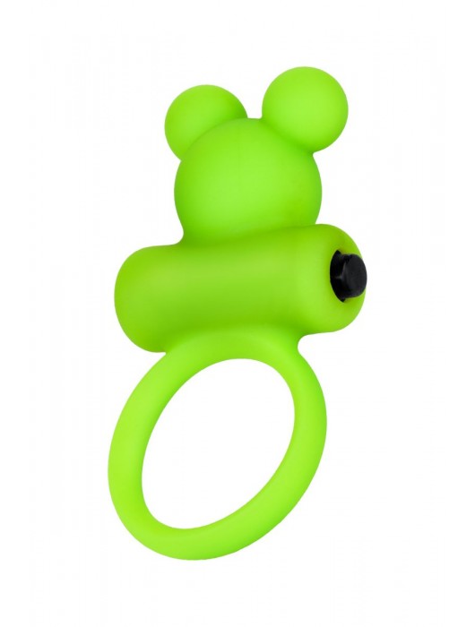 Зеленое виброкольцо на пенис A-Toys - A-toys - в Новошахтинске купить с доставкой