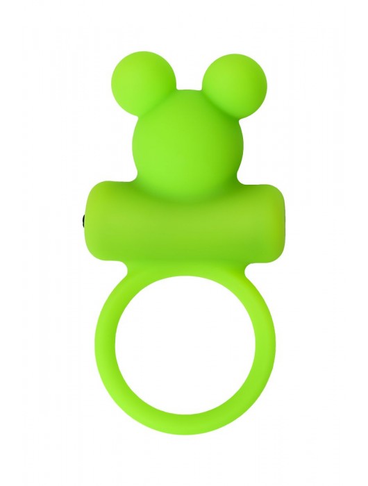 Зеленое виброкольцо на пенис A-Toys - A-toys - в Новошахтинске купить с доставкой