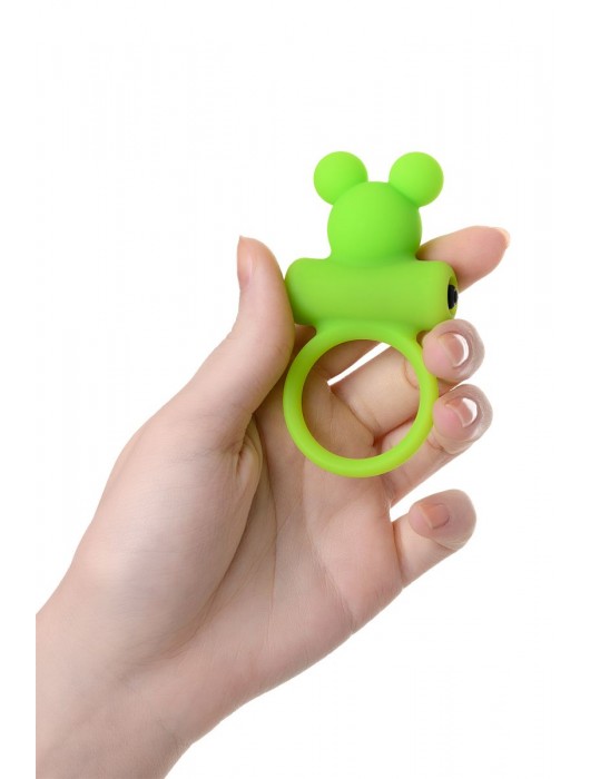 Зеленое виброкольцо на пенис A-Toys - A-toys - в Новошахтинске купить с доставкой