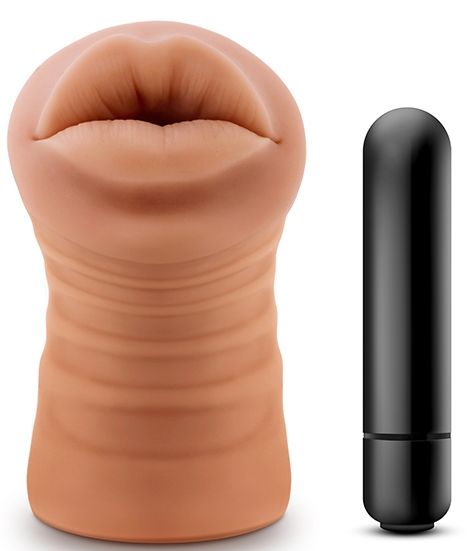 Кофейный мастурбатор-ротик Isabella - Blush Novelties - в Новошахтинске купить с доставкой