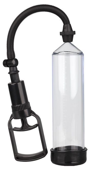Прозрачная вакуумная помпа TRIGGER HANDLE PENIS PUMP - Dream Toys - в Новошахтинске купить с доставкой