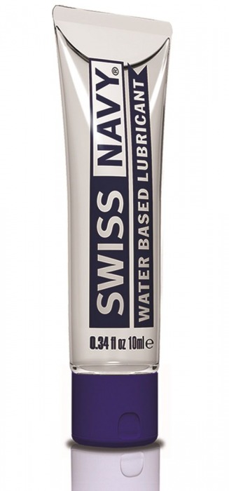 Лубрикант Swiss Navy Water Based Lube на водной основе - 10 мл. - Swiss navy - купить с доставкой в Новошахтинске