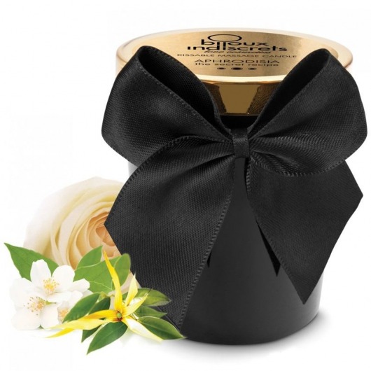 Массажная свеча Aphrodisia с цветочным ароматом - 70 мл. - Bijoux Indiscrets - купить с доставкой в Новошахтинске