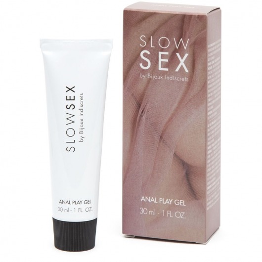 Лубрикант на водной основе Slow Sex Anal Play Gel - 30 мл. - Bijoux Indiscrets - купить с доставкой в Новошахтинске