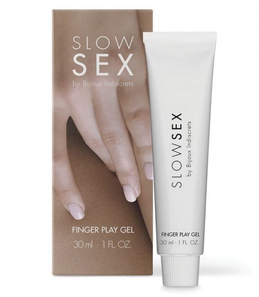 Гель для мастурбации с ароматом кокоса Slow Sex Finger Play Gel - 30 мл. - Bijoux Indiscrets - купить с доставкой в Новошахтинске