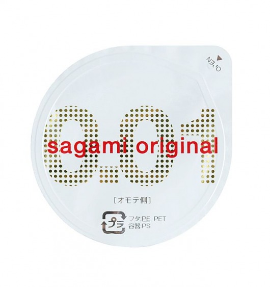Супертонкий презерватив Sagami Original 0.01 - 1 шт. - Sagami - купить с доставкой в Новошахтинске