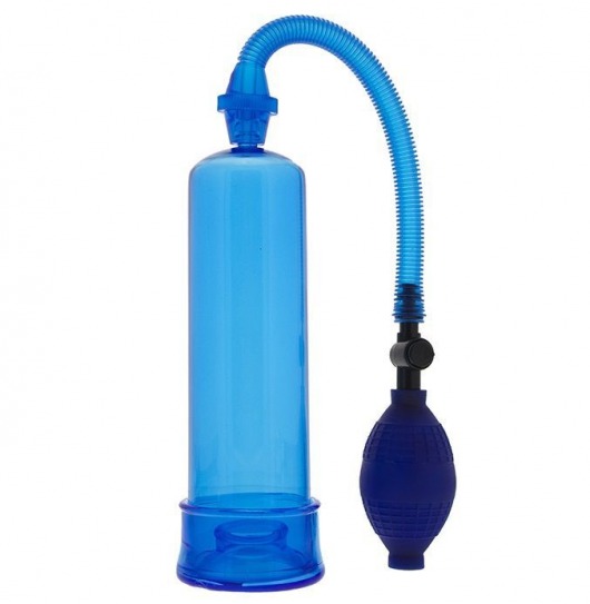 Синяя вакуумная помпа MENZSTUFF PENIS ENLARGER - Dream Toys - в Новошахтинске купить с доставкой