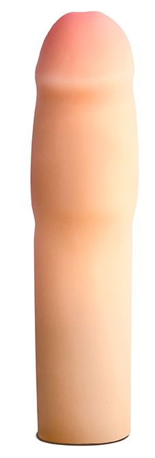 Телесная насадка-удлинитель на пенис PERFORMANCE 1.5INCH COCK XTENDER - 16 см. - Blush Novelties - в Новошахтинске купить с доставкой