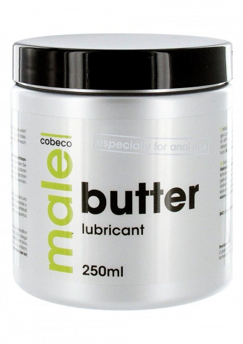 Анальный лубрикант MALE Cobeco Butter Lubricant - 250 мл. - Cobeco - купить с доставкой в Новошахтинске