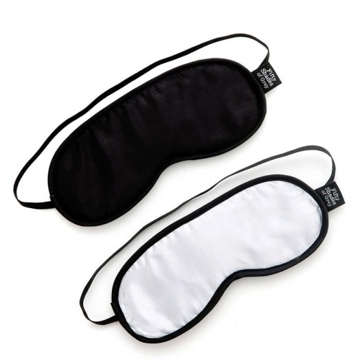 Набор из двух масок на глаза Soft Blindfold Twin Pack - Fifty Shades of Grey - купить с доставкой в Новошахтинске