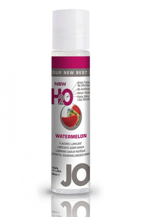 Лубрикант с ароматом арбуза JO Flavored Watermelon - 30 мл. - System JO - купить с доставкой в Новошахтинске
