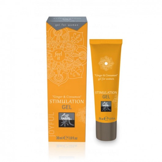 Возбуждающий интимный гель STIMULATION GEL Ginger   Cinnamon - 30 мл. - Shiatsu - купить с доставкой в Новошахтинске