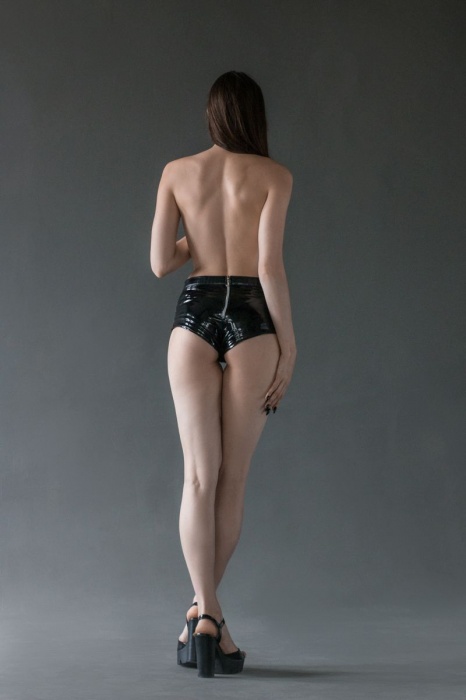 Черные трусики Crazier размера S-M с анальной насадкой - 8 см. - Lola Games - купить с доставкой в Новошахтинске