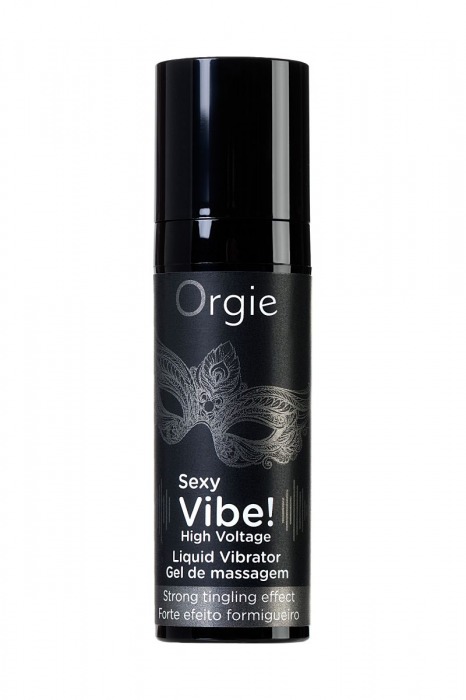 Гель для массажа ORGIE Sexy Vibe High Voltage с эффектом вибрации - 15 мл. - ORGIE - купить с доставкой в Новошахтинске