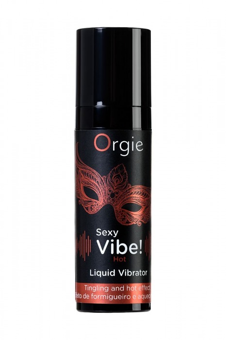 Разогревающий гель для массажа ORGIE Sexy Vibe Hot с эффектом вибрации - 15 мл. - ORGIE - купить с доставкой в Новошахтинске
