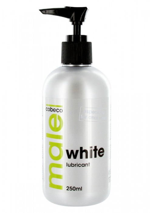 Анальная смазка на водной основе MALE Cobeco White Lubricant - 250 мл. - Cobeco - купить с доставкой в Новошахтинске
