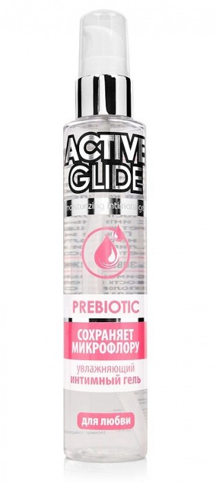 Увлажняющий интимный гель Active Glide Prebiotic - 100 гр. - Биоритм - купить с доставкой в Новошахтинске