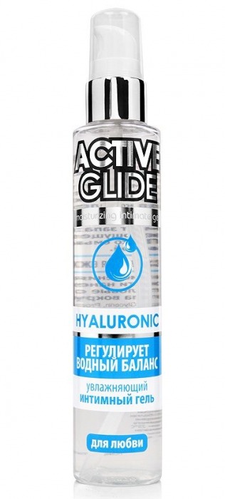 Увлажняющий интимный гель Active Glide Hyaluronic - 100 гр. - Биоритм - купить с доставкой в Новошахтинске