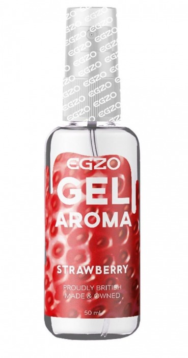 Интимный лубрикант EGZO AROMA с ароматом клубники - 50 мл. - EGZO - купить с доставкой в Новошахтинске