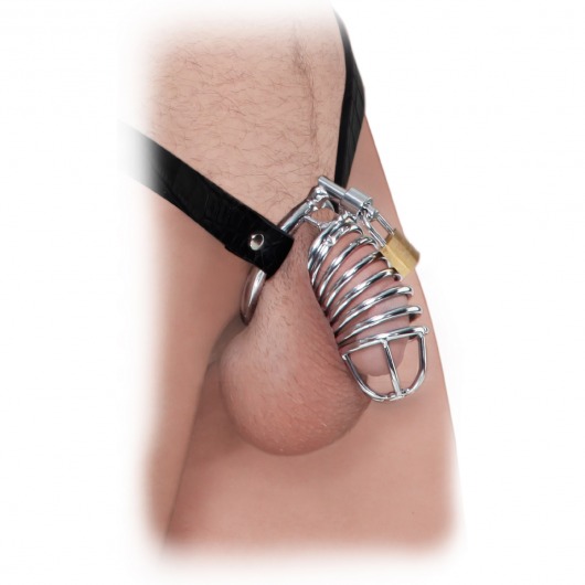 Кольцо верности Extreme Chastity Belt с фиксацией головки - Pipedream - купить с доставкой в Новошахтинске