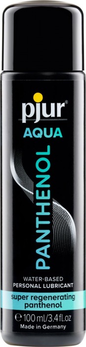 Лубрикант на водной основе с пантенолом pjur AQUA Panthenol - 100 мл. - Pjur - купить с доставкой в Новошахтинске