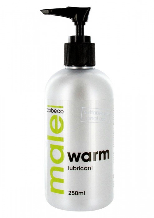 Лубрикант с согревающим эффектом MALE Cobeco Warm Lubricant - 250 мл. - Cobeco - купить с доставкой в Новошахтинске