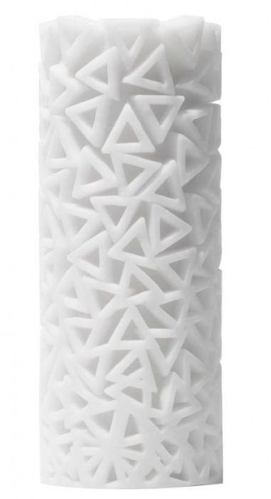 Белый 3D мастурбатор PILE - Tenga - в Новошахтинске купить с доставкой