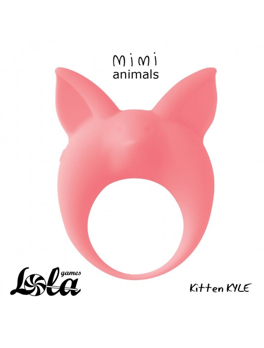 Оранжевое эрекционное кольцо Kitten Kyle - Lola Games - в Новошахтинске купить с доставкой