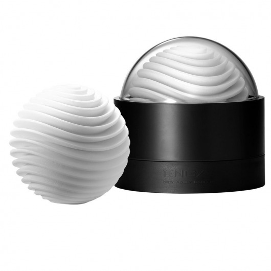 Белый мастурбатор Tenga Geo Aqua - Tenga - в Новошахтинске купить с доставкой