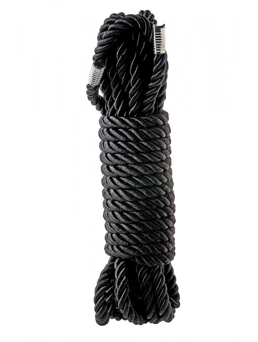Черная веревка для шибари DELUXE BONDAGE ROPE - 5 м. - Dream Toys - купить с доставкой в Новошахтинске