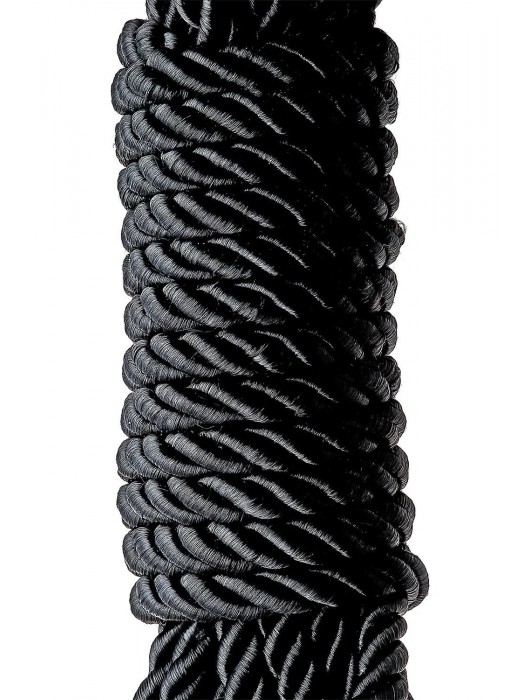 Черная веревка для шибари DELUXE BONDAGE ROPE - 5 м. - Dream Toys - купить с доставкой в Новошахтинске