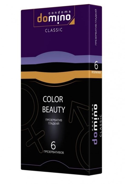Разноцветные презервативы DOMINO Colour Beauty - 6 шт. - Domino - купить с доставкой в Новошахтинске
