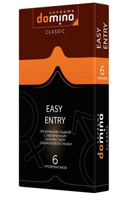 Презервативы с увеличенным количеством смазки DOMINO Easy Entry - 6 шт. - Domino - купить с доставкой в Новошахтинске