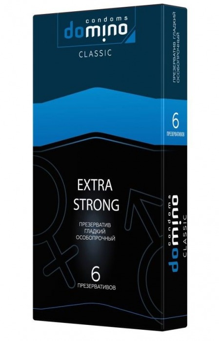 Суперпрочные презервативы DOMINO Extra Strong - 6 шт. - Domino - купить с доставкой в Новошахтинске