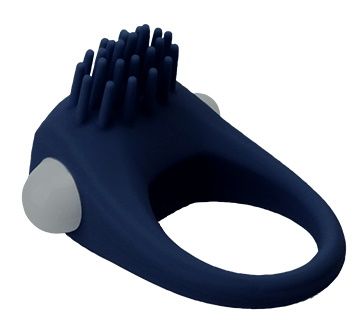 Синее эрекционное виброкольцо STIMU RING - Dream Toys - в Новошахтинске купить с доставкой