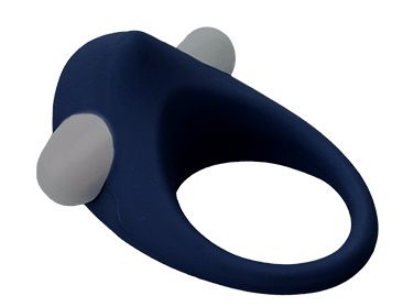 Гладкое синее эрекционное виброкольцо STIMU RING - Dream Toys - в Новошахтинске купить с доставкой