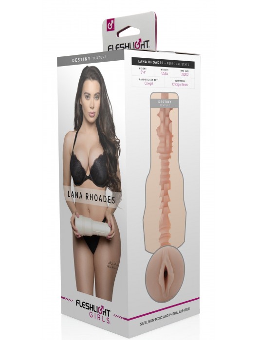 Мастурбатор-вагина Fleshlight Girls - Lana Rhoades Destiny - Fleshlight - в Новошахтинске купить с доставкой