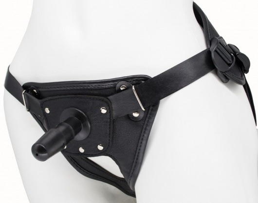 Черный пояс для насадок BEST CLASS STRAP - LOVETOY (А-Полимер) - купить с доставкой в Новошахтинске