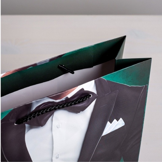 Бумажный пакет «Лучшему!» - 23 х 27 см. - Сима-Ленд - купить с доставкой в Новошахтинске