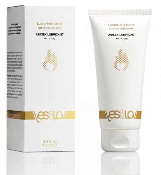 Лубрикант на водной основе с согревающим эффектом Warming Unisex Lubricant - 100 мл. - YESforLOV - купить с доставкой в Новошахтинске