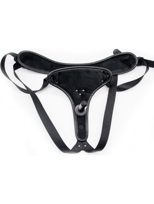 Реалистичный страпон Woman Midi с вагинальной пробкой - 19 см. - LOVETOY (А-Полимер) - купить с доставкой в Новошахтинске