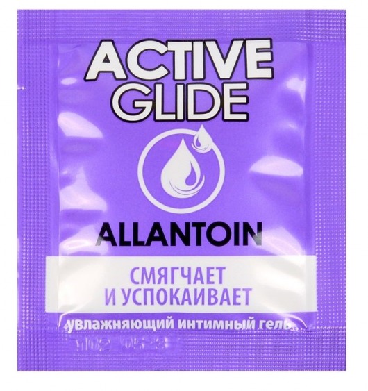 Лубрикант на водной основе Active Glide с аллантоином - 3 гр. - Биоритм - купить с доставкой в Новошахтинске