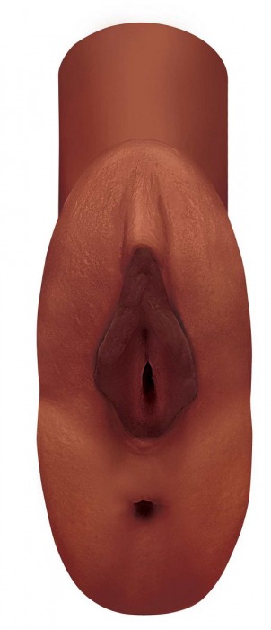 Коричневый мастурбатор Perfect Pussy Double Stroker - Pipedream - в Новошахтинске купить с доставкой