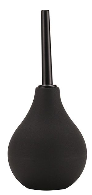 Черный анальный душ ANAL DOUCHE с прямым наконечником - Dream Toys - купить с доставкой в Новошахтинске