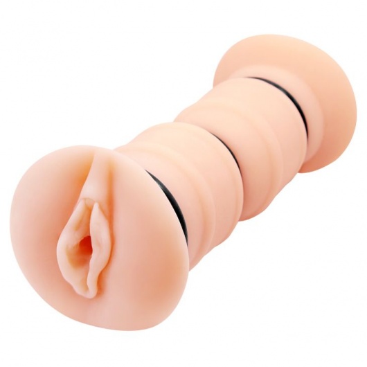 Телесный вибромастурбатор-вагина Michelle - Baile - в Новошахтинске купить с доставкой