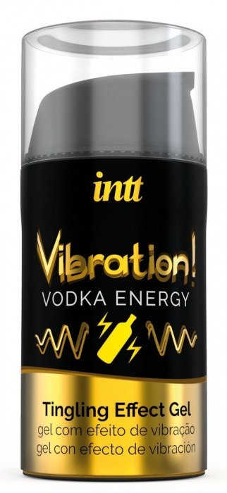 Жидкий интимный гель с эффектом вибрации Vibration! Vodka Energy - 15 мл. - INTT - купить с доставкой в Новошахтинске