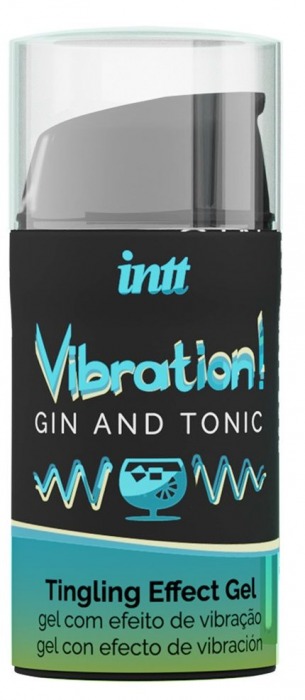 Жидкий интимный гель с эффектом вибрации Vibration! Gin   Tonic - 15 мл. - INTT - купить с доставкой в Новошахтинске