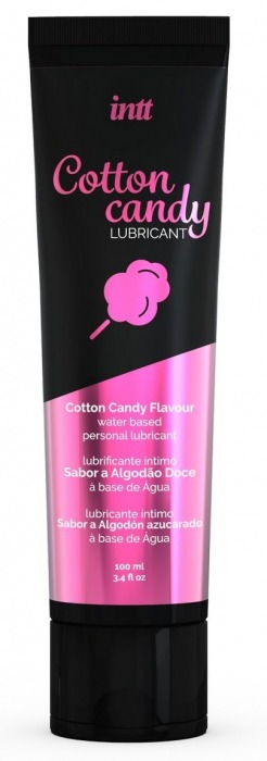 Интимный гель на водной основе Cotton Candy Lubricant - 100 мл. - INTT - купить с доставкой в Новошахтинске